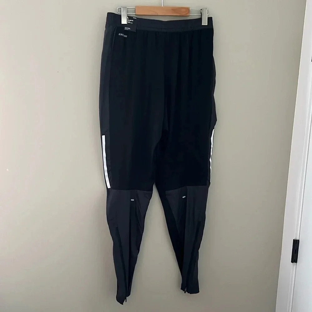 Adidas Astro Pant Knit GT8937 Black Running Jogger Pants Medium NWT - Picture 2 of 8